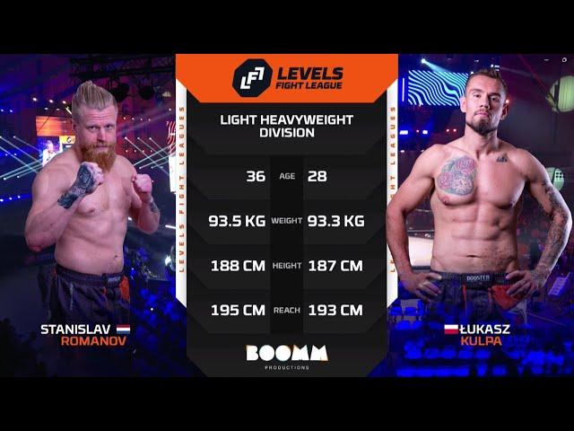 LFL 9 Full Fight: Stanislav Romanov VS Lukasz Kulpa