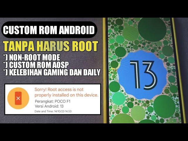 PASANG CUSTOM ROM TANPA HARUS ROOT !!! KELEBIHAN CUSTOM ROM UNTUK GAMING DAN PENGGUNAAN SEHARI-HARI