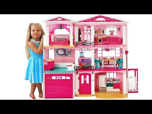 Дом куклы Барби - Самая большая Игрушка Барби на Kids Diana Show / Barbie Doll House