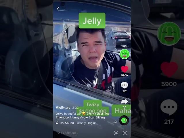 Jelly's New Car!! Jelly's Tiktok #Jelly #Slogo #Crainer