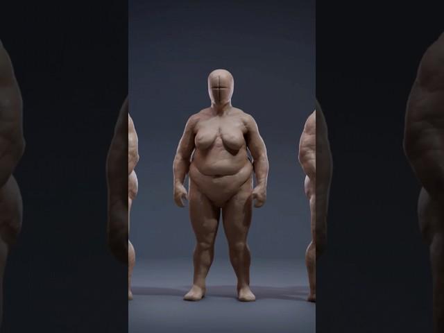 Full figure anatomy study. #zbrush #sculpture #sculpt #zbrush #anatomy #digitalsculpting #timelapse