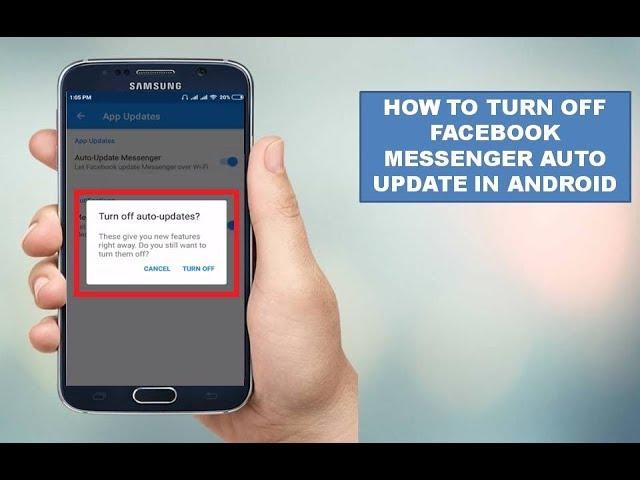 How to Turn off Facebook Messenger Auto Update In Android