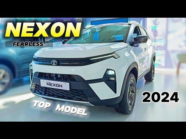 Tata Nexon 2024 Top Model | Full Details | On Road Price | Nexon Facelift 2024 | Nexon fearless  |