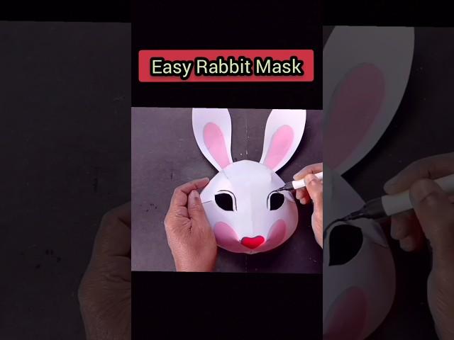 Rabbit Mask Making.Bunny Mask Craft. Animal Mask. Diy Craft. #paperCraftMask #animalMask #paperCraft