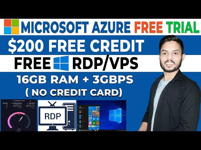 How to Create Microsoft Azure Free trial Account 2023 | Fix Azure Not Eligible | Free RDP 2023