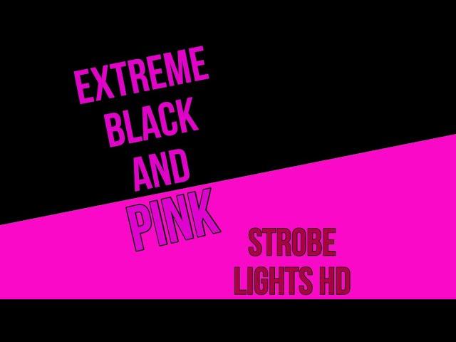 [1 Hour] Extreme Fast Pink Strobe Lights [SEIZURE WARNING]