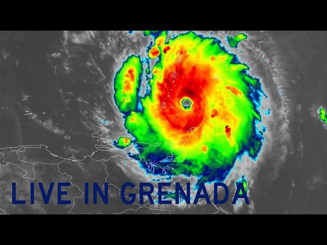 Aftermath in Grenada of Hurricane Beryl