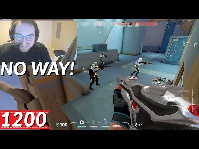 Mooda Challenged Yay to Clutch a 1v5 round for... | Most Watched VALORANTClips Today V1200