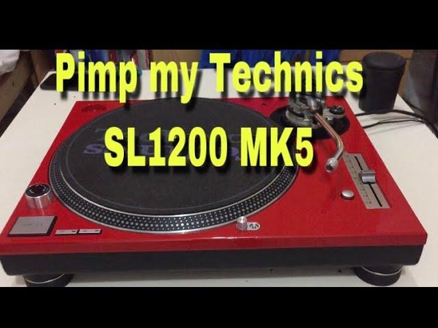 Customizing my Technics SL1200 MK5