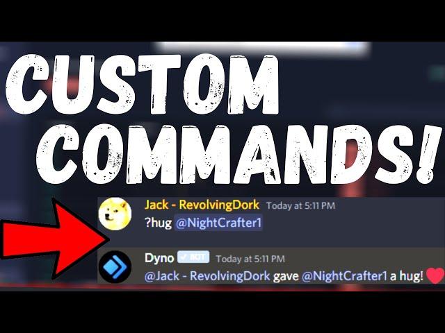 How to create custom commands! - Discord