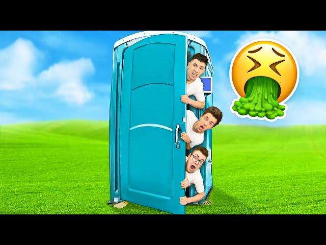 LAST TO LEAVE A CHEMICAL TOILET CHALLENGE !