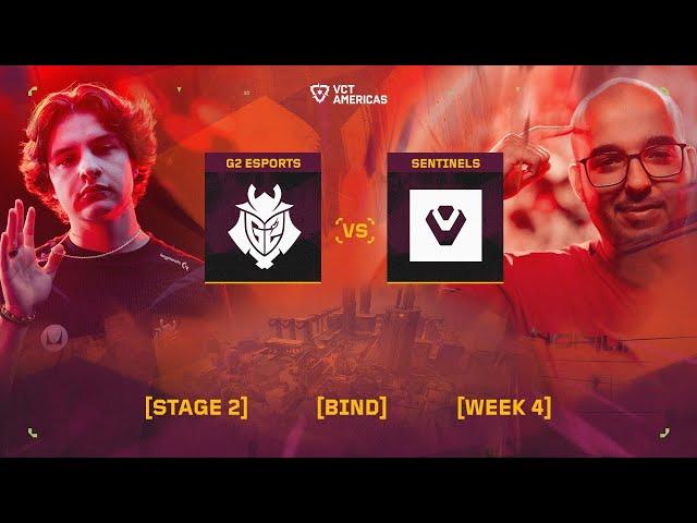 G2 Esports vs Sentinels - VCT Americas Stage 2 - W4D3 - Map 1