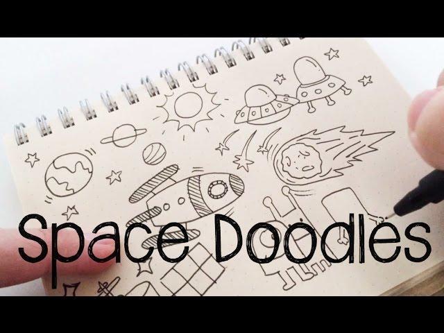 Space doodles | Doodle for Kids | Doodle with Me