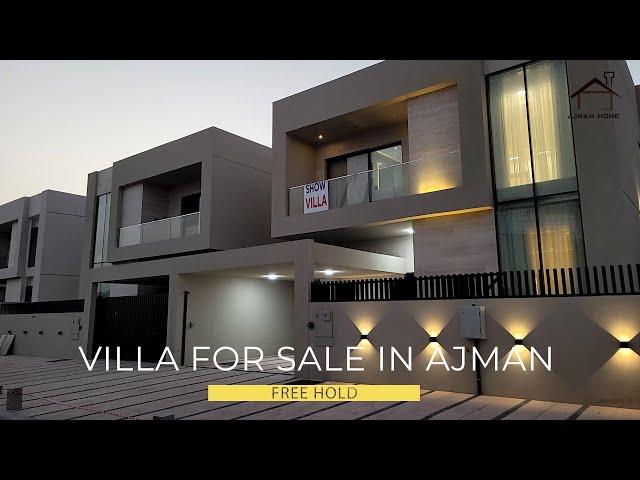 villa for sale in ajman free hold for nationalities 4 BHK furnished