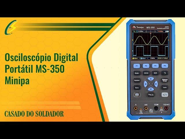 Osciloscópio Analógico Minipa MS-350 - Casa do Soldador