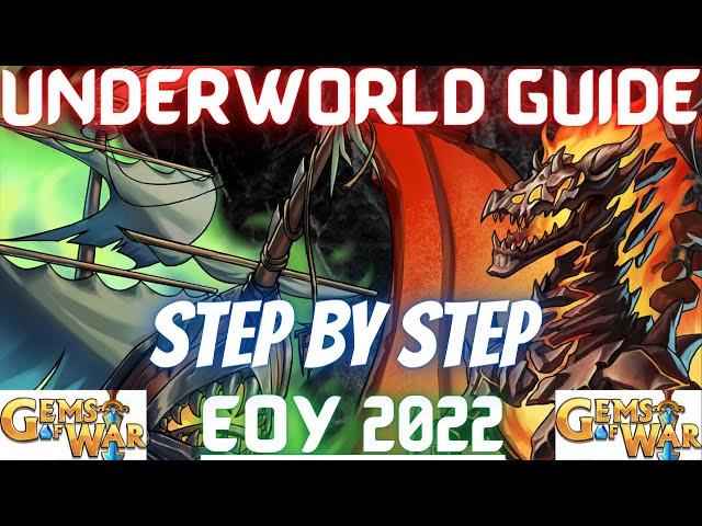 Gems of War 2022 Step by Step COMPLETE UNDERWORLD GUIDE | Delve Guide update end of 2022