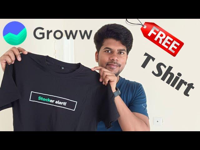 how to order free tshirt from groww app | Groww free Goodies | Groww app se free tshirt kaise paaye