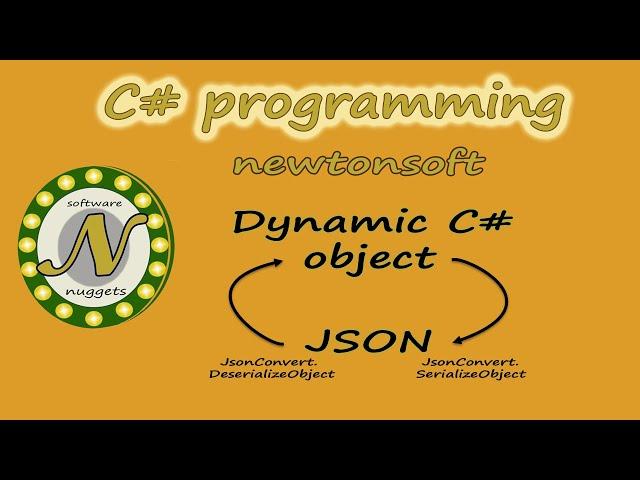 Deserialize JSON to Dynamic C# Object.   Serialize Dynamic C# Object to JSON