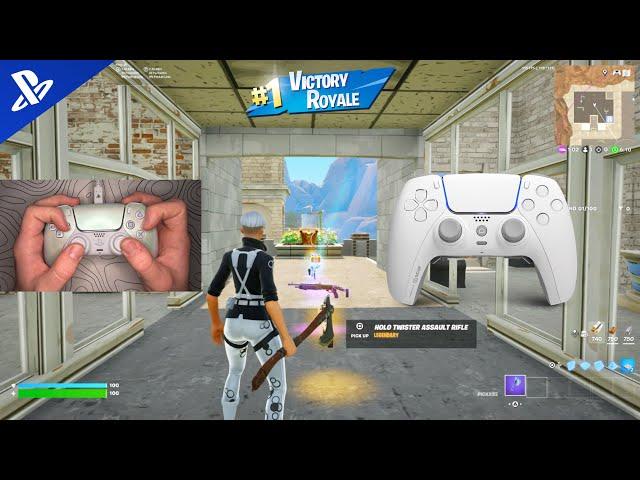 [1 HOUR] PS5 PRO Controller ASMR  Handcam Fortnite Tilted Zone Wars 