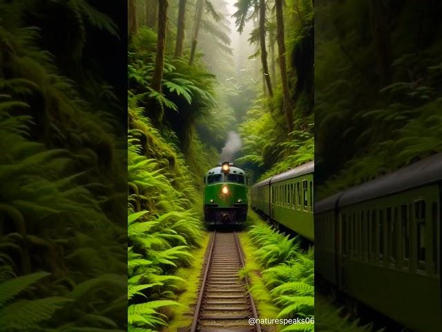 Train in forest #jungle #train #forestbeauty #nature #naturelovers #forest