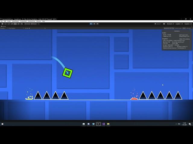 Remake of Geometry Dash on Unity ¯\_(ツ)_/¯