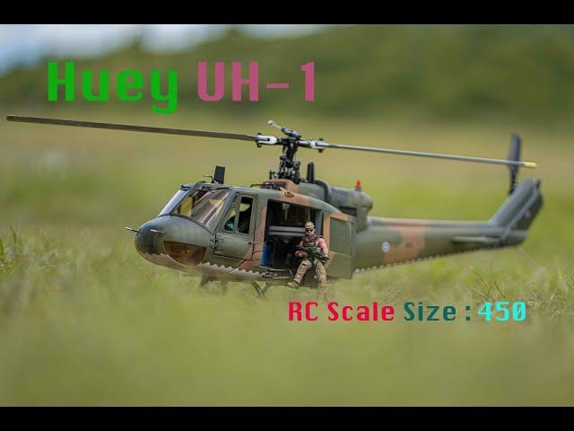 Huey UH-1 450 Size RC Helicopter