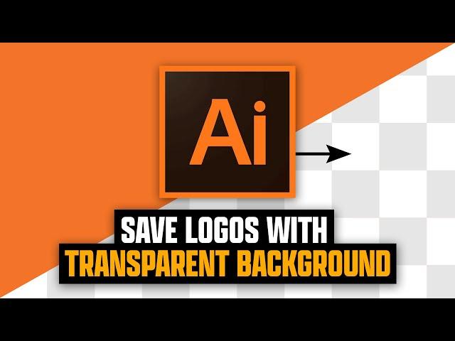 How to Export Logos with Transparent Background - Adobe Illustrator