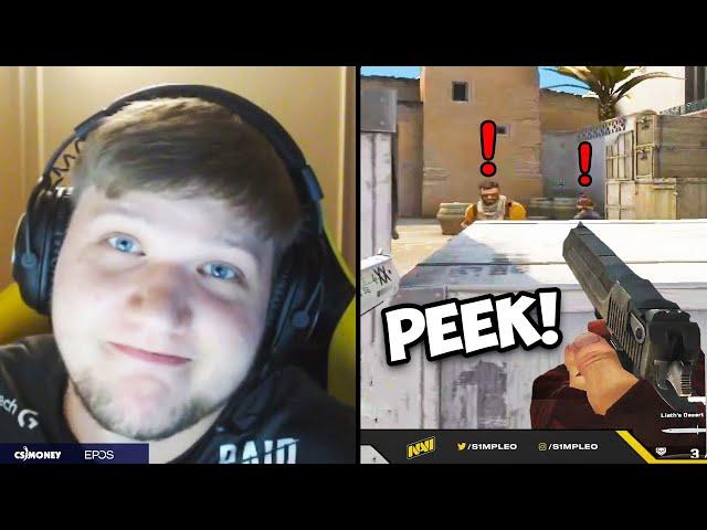 S1MPLE PEEKS ARE ACTUALLY UNSTOPABBLE?! RIOT SHIELD IS OP! CS:GO Twitch Clips