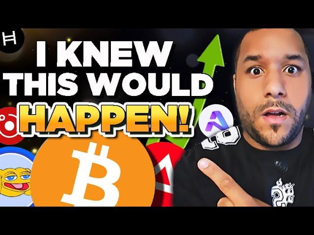  I KNEW THIS WOULD HAPPEN! LOOK WHATS NEXT FOR BITCOIN & ALTCOINS! (URGENT!)