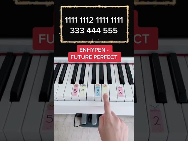 EASY K-pop Song for Beginners!!! #easypianotutorial #pianobeginner #futureperfect #summypiano