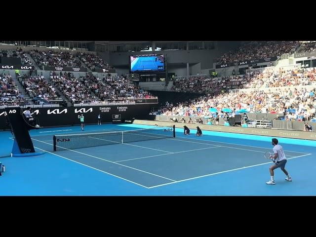 Norrie vs Ruud in John Cain Arena (AO24 - Jan 20, 2024)