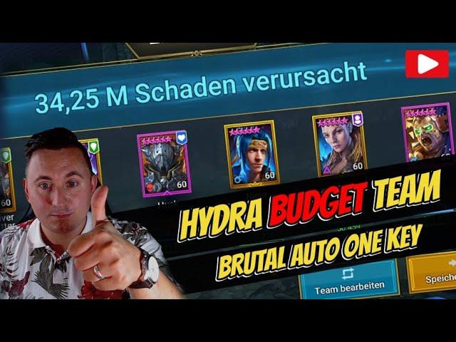 RAID Shadow Legends NEWS |  BUDGET Hydra Team  | Voll Auto Brutal One Key | Tipps & Tricks