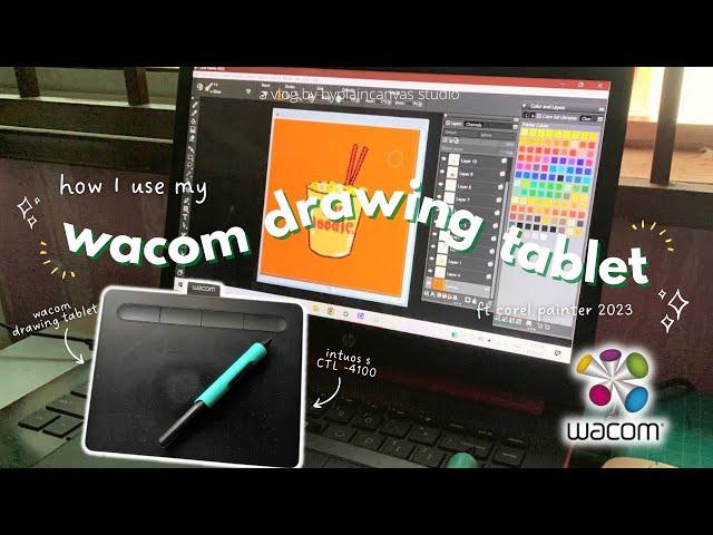 how I use my Wacom drawing tablet | digital art ️