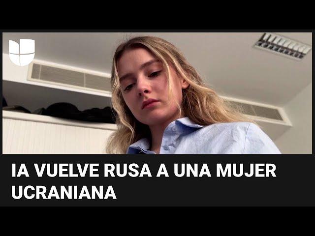 Clonan con IA rostro de una ‘youtuber’ ucraniana y lo usan para hacer propaganda rusa