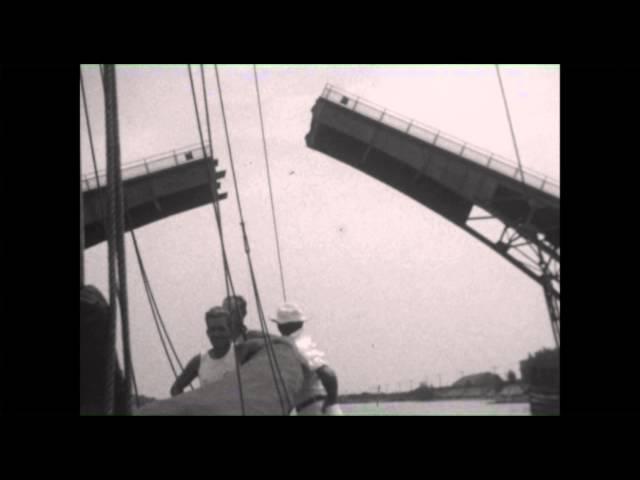 Trip through the Cape Cod Canal in 1927