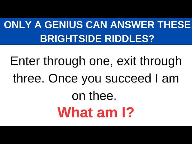 Only a Genius Can Answer These 15 Tricky Riddles? | Riddles Quiz#40 |