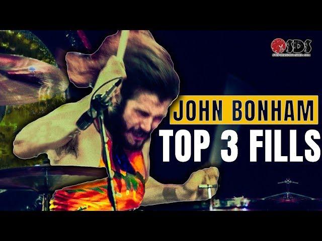 3 John Bonham Drum Fills Every Drummer Should Know | John Bonham Drum Lesson