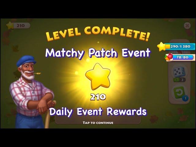 Township : Matchy Patch Event | Daily Event Rewards | Event Rewards #TownshipPro