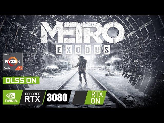 Metro Exodus enhanced Ed. RTX 3080 Benchmark 1440p Ray Tracing DLSS Quality