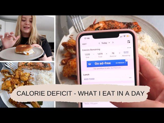 WHAT I EAT IN A DAY IN A CALORIE DEFICIT | HEALTHY EATING