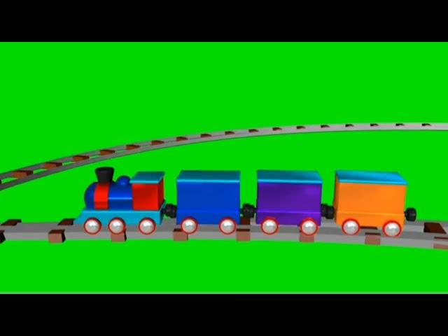 green screen train video