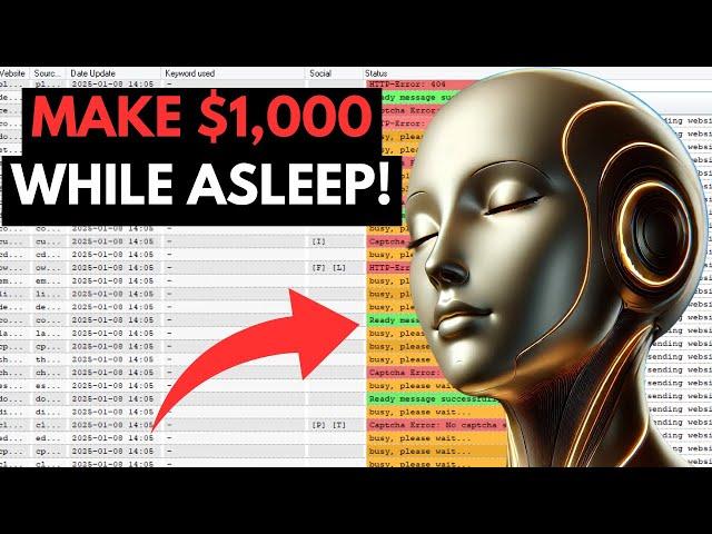 How to Make Money Online While You Sleep ($1,000 Daily With Bots!)