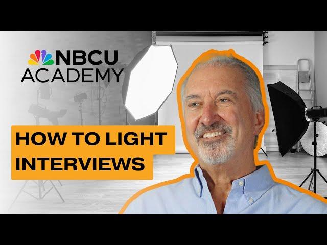 How to Set Up Lighting for an Interview