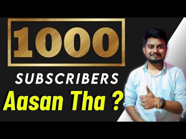 1000 Subscribers Special Video Aasan Tha ? | 1K Subs Techno AKJ