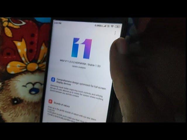 MI Y1 lite system software update