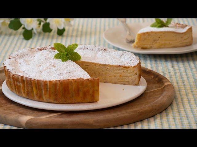 Receta GANADORA, un resultado delicioso. Tarta milhojas de manzana y plátano