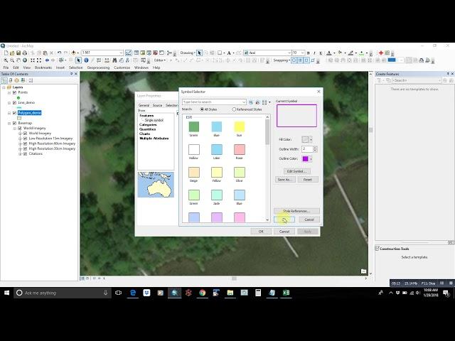 Creating and Editing Lines and Polygons in ArcMap