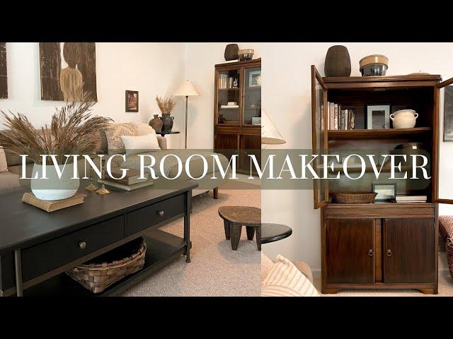 Extreme LIVING ROOM MAKEOVER on a Budget | Thrifted Home Decor