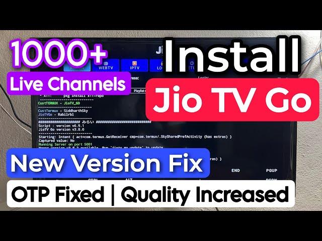 How To Install Jio TV App In Android TV. How To Play Jio TV On Android TV. Jio TV Go