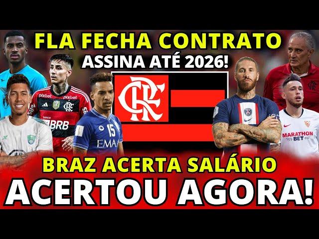 FECHADO! NOVO ATACANTE NO FLAMENGO! SÉRGIO RAMOS CONFIRMADO! NOTICIAS DO FLAMENGO